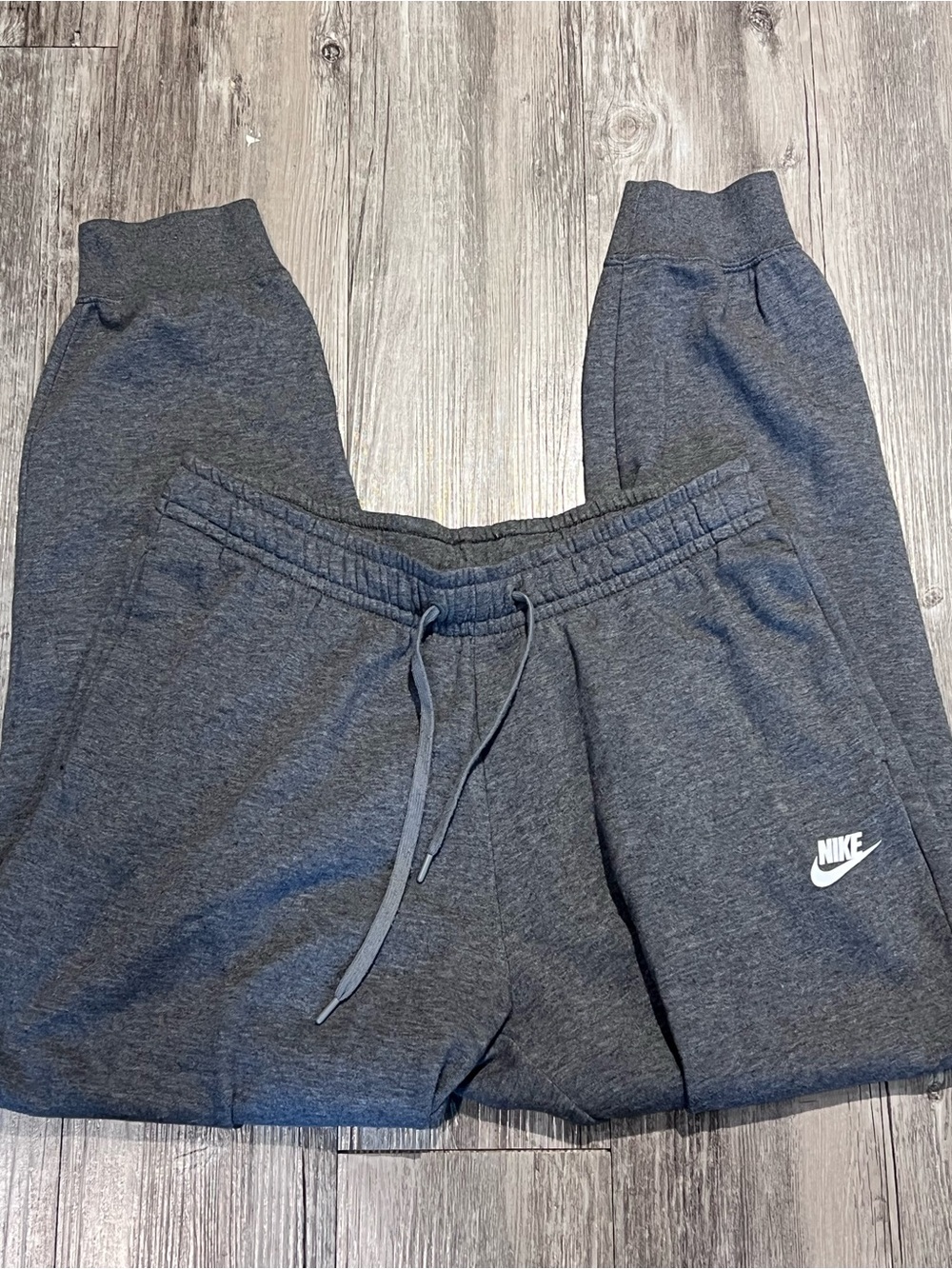 Nike Mens Grey Fleece Jogger Pants